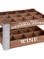 Home&Styling Houten Wijnfles-kist
