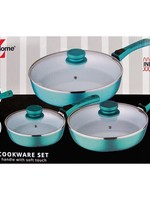Swiss Home SwissHome Pannenset met afneembaar handvat