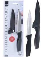 Excellent Houseware Keukenmes - incl. houder en slijper