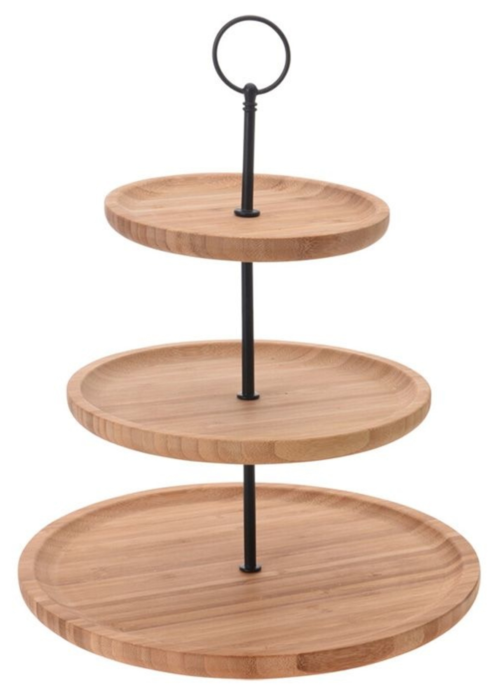 Excellent Houseware Etagere bamboe - 3 laags