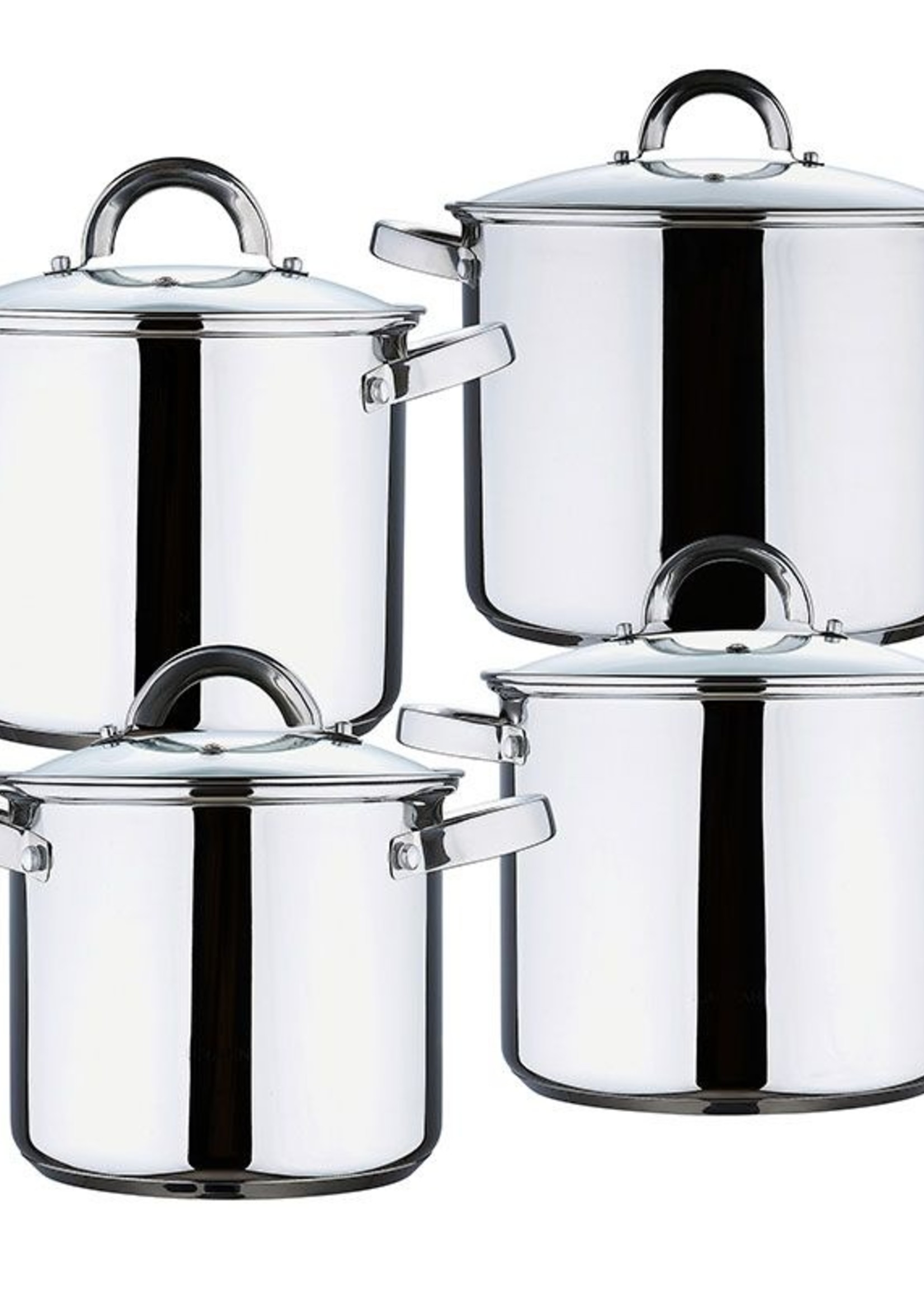 Renberg Pannenset met deksel (8 delig)