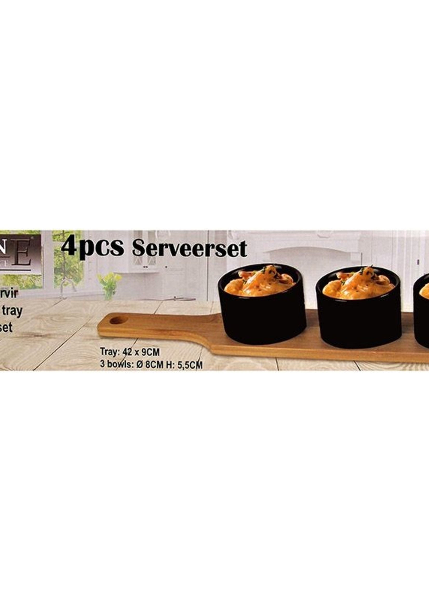 Serveerset 4 delig