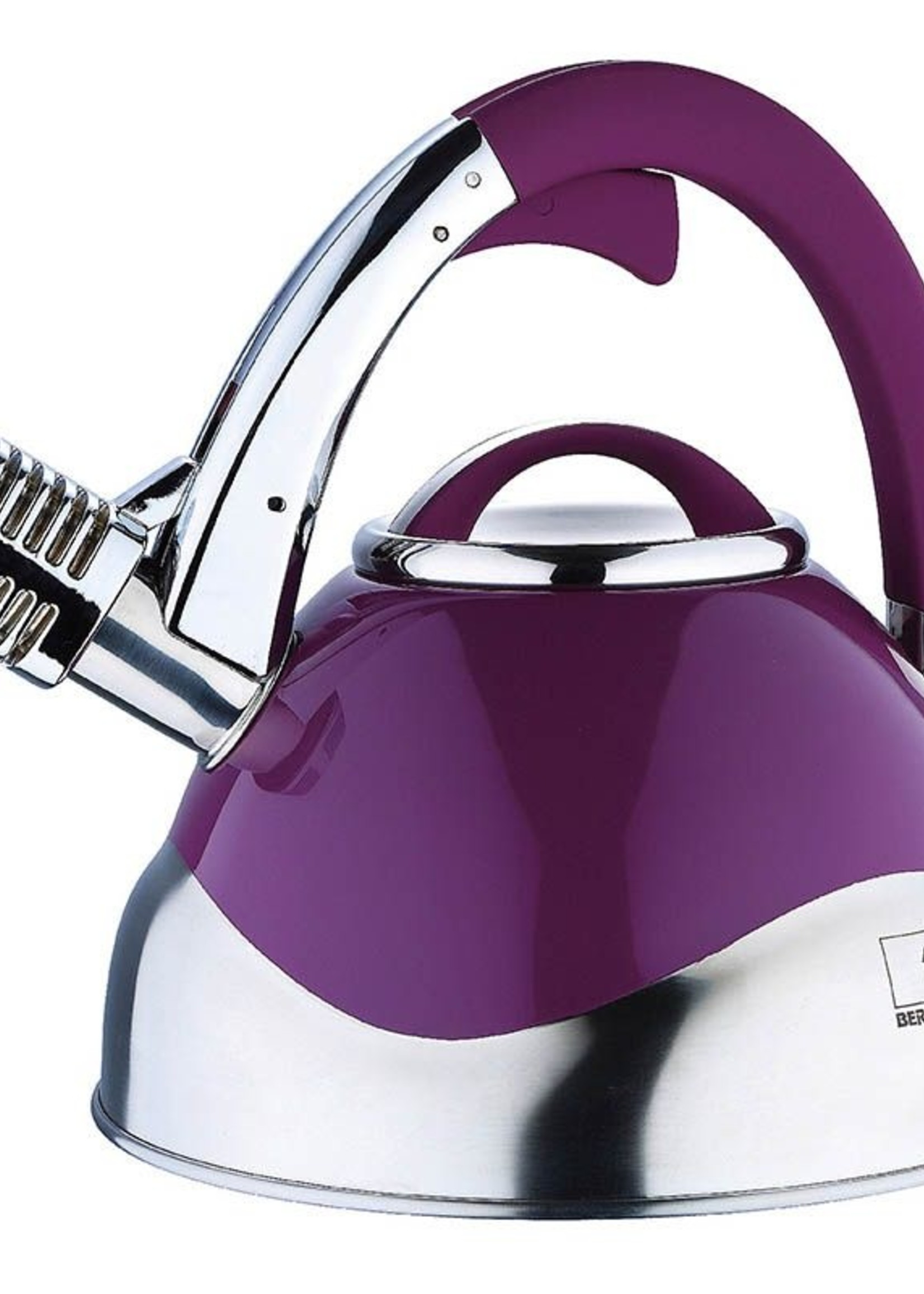 Bergner Roestvrijstalen microfoon-fluitketel (3 liter) lila