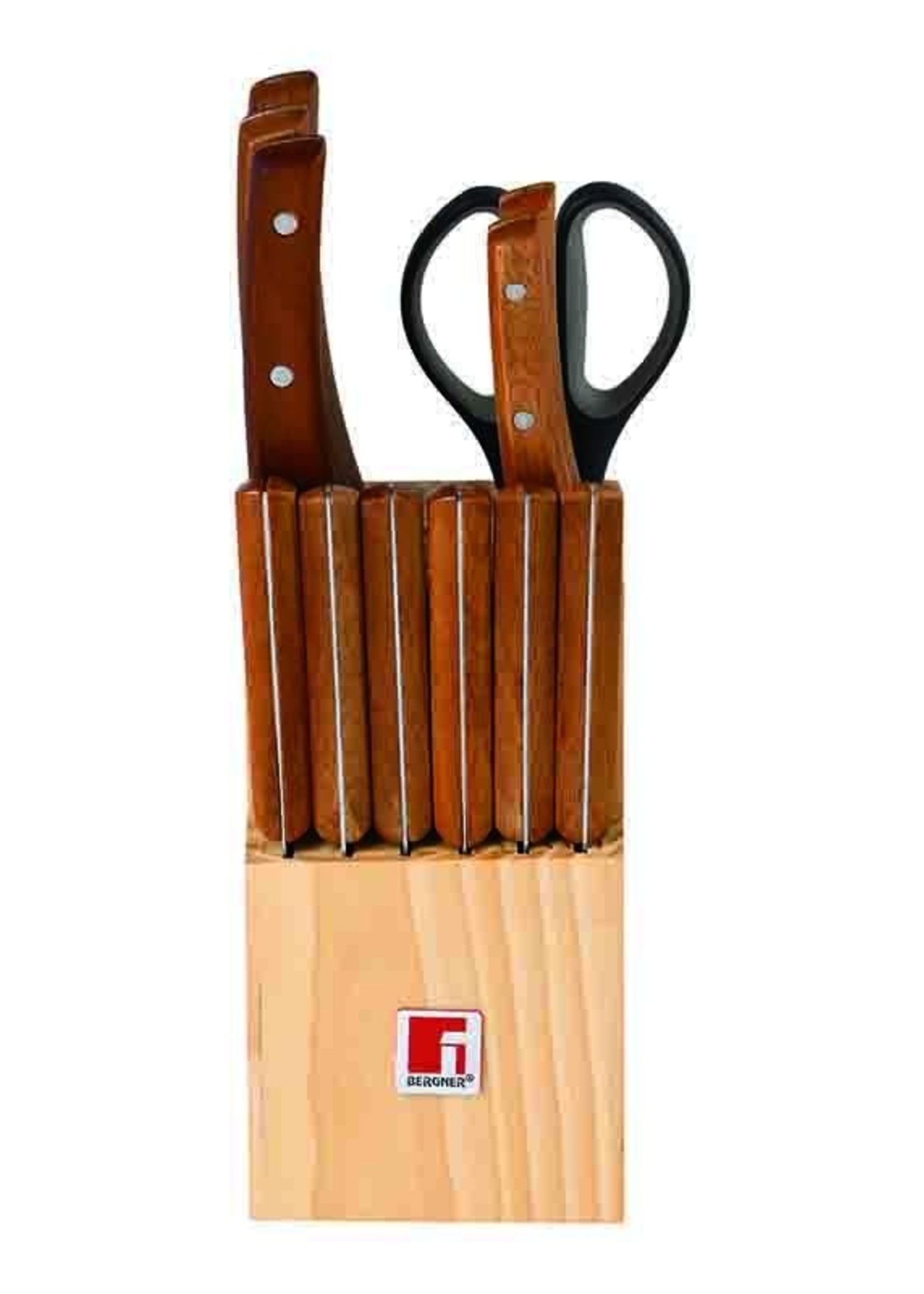 Gardeo Bergner Messenblok - 11 Messen + 1 Schaar