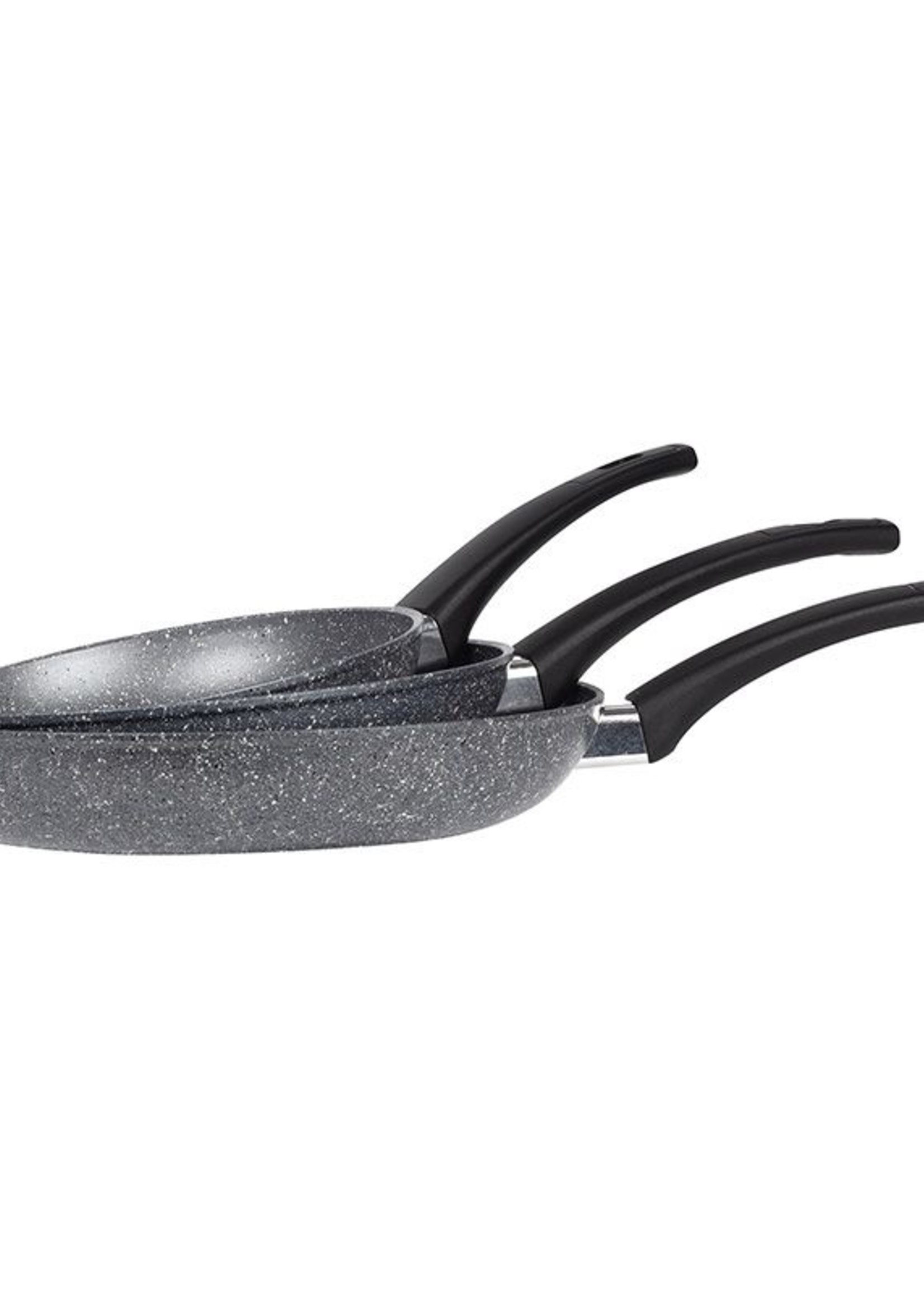 San Ignacio Koekenpannenset - Ø20, 24, 28cm - Eco Friendly - grijs