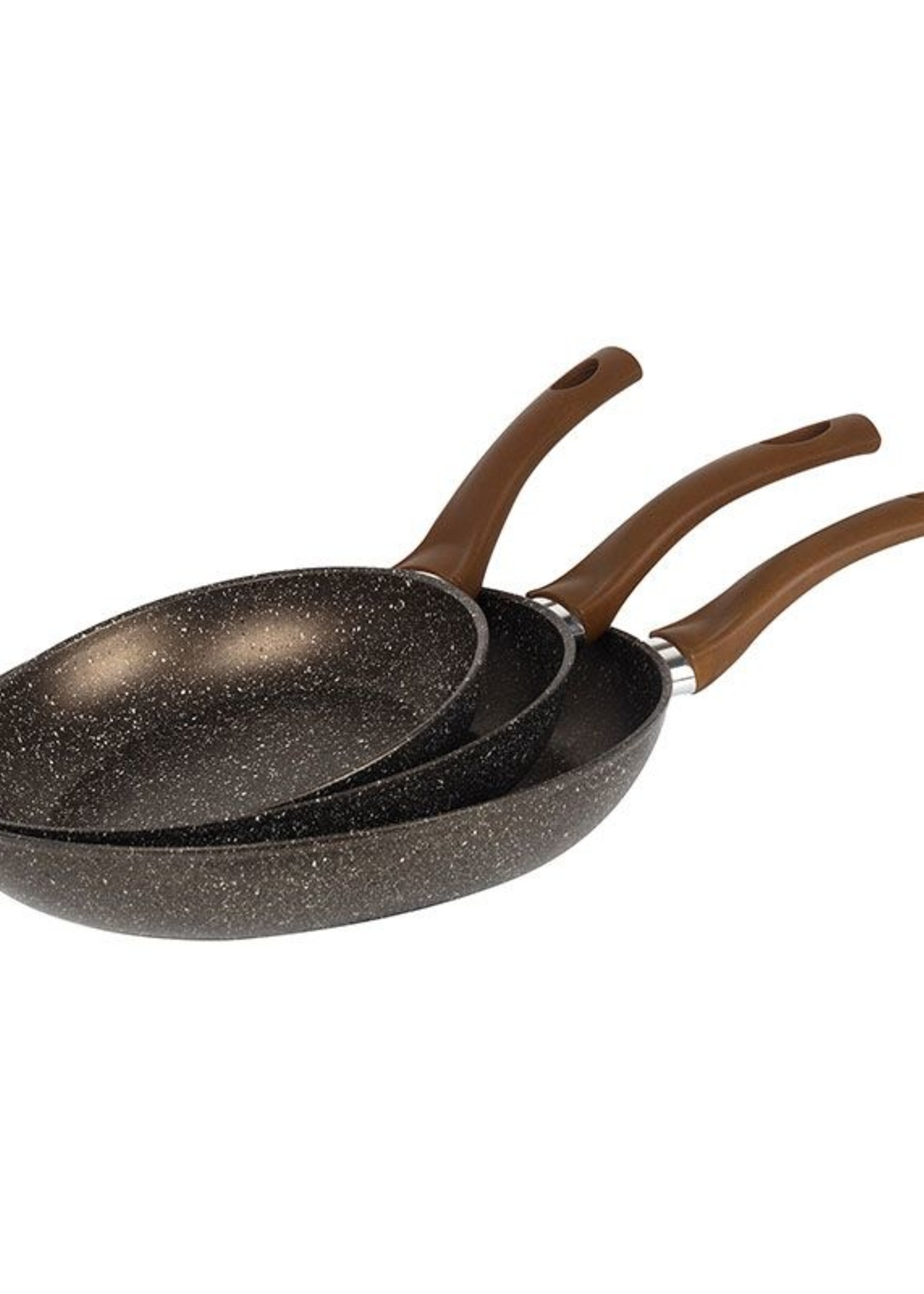 San Ignacio Koekenpannenset - Ø20, 24, 28cm - Eco Friendly - champagne