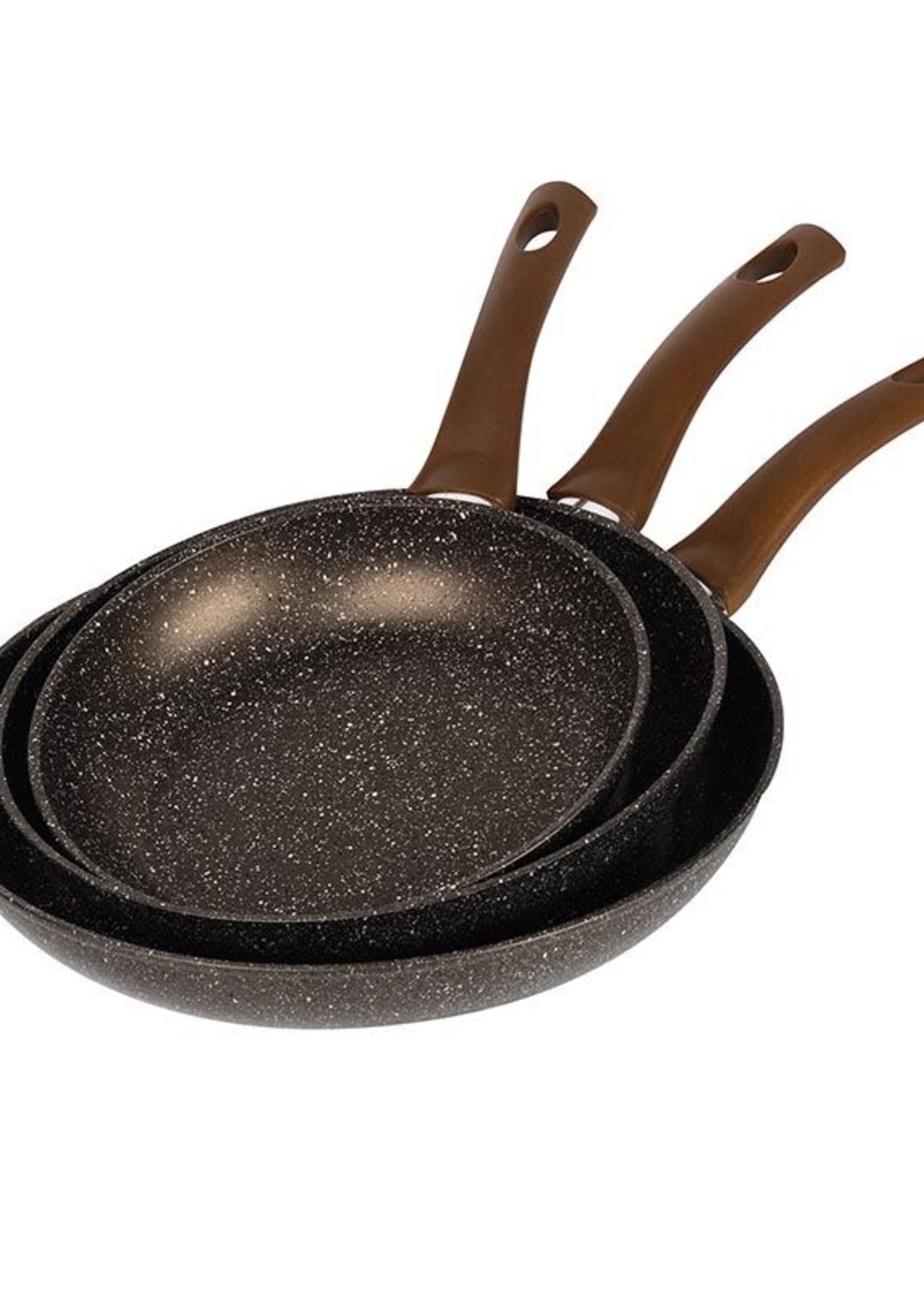 San Ignacio Koekenpannenset - Ø20, 24, 28cm - Eco Friendly - champagne