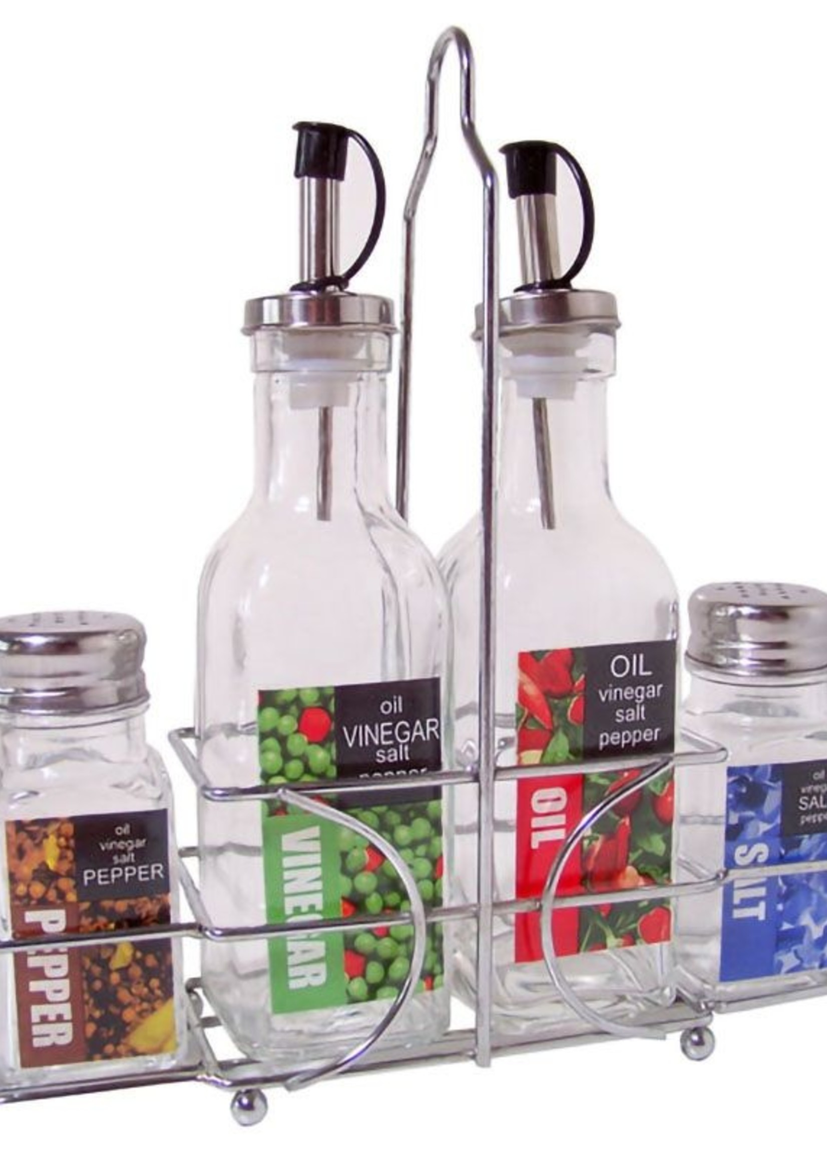 Cuisine Performance Olie- en azijnstel - met peper- en zoutsetje