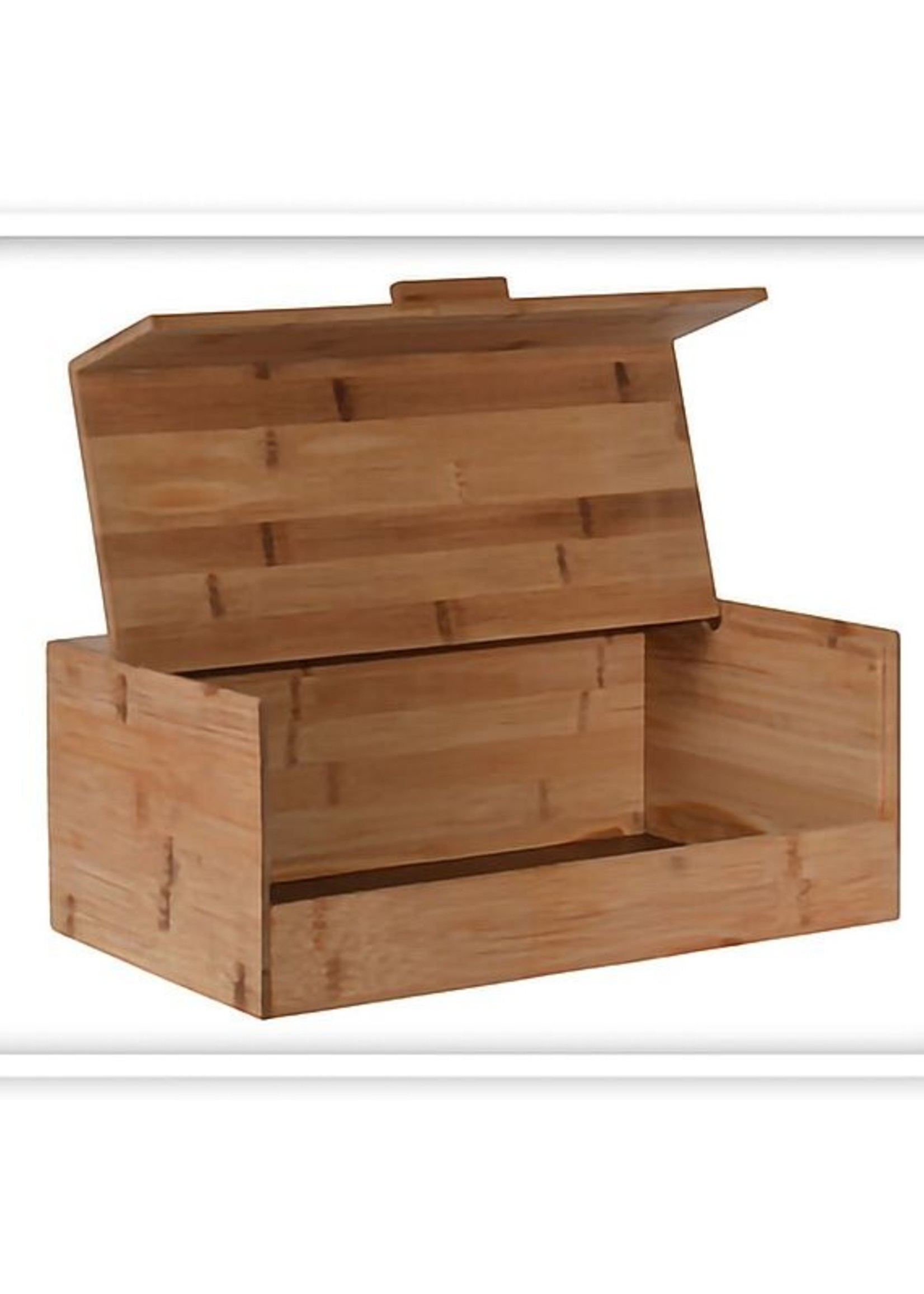 Excellent Houseware Broodtrommel van Bamboe - 35 x 21 x 14 cm