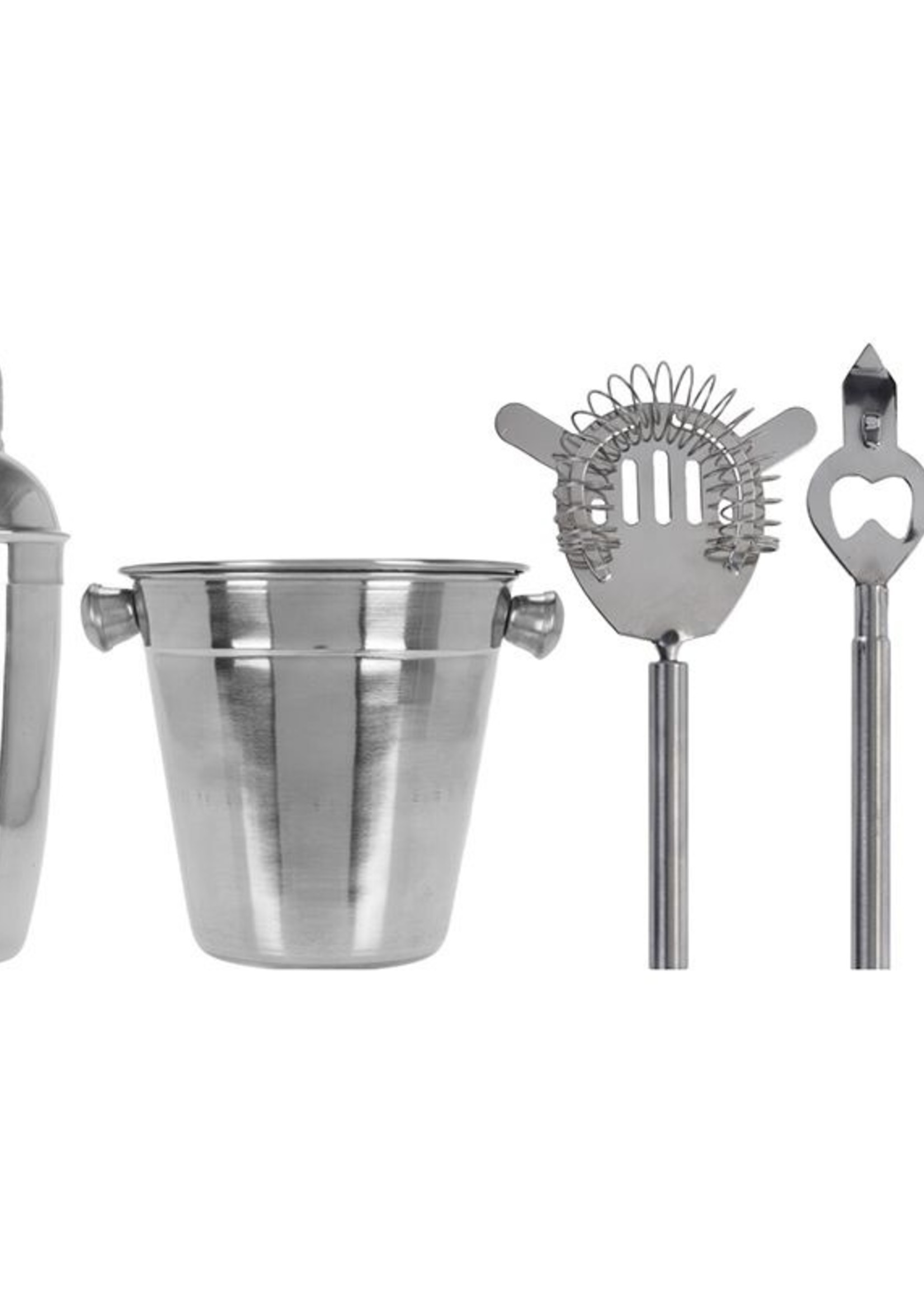 Excellent Houseware Cocktail Set -  6 delig - RVS