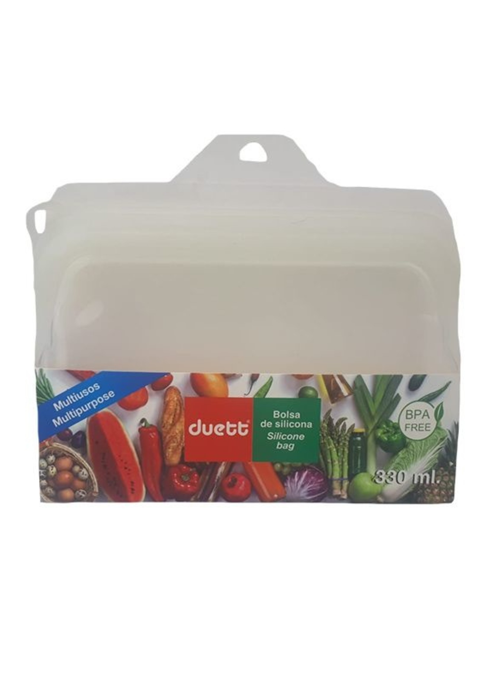 Duett Siliconen Vershoudzak - 330 ml - Duurzaam
