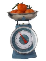Excellent Houseware Retro Keukenweegschaal - 5 KG - Blauw