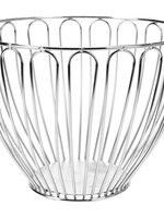 Excellent Houseware Fruitmand - Chroom - Ø23,7 cm