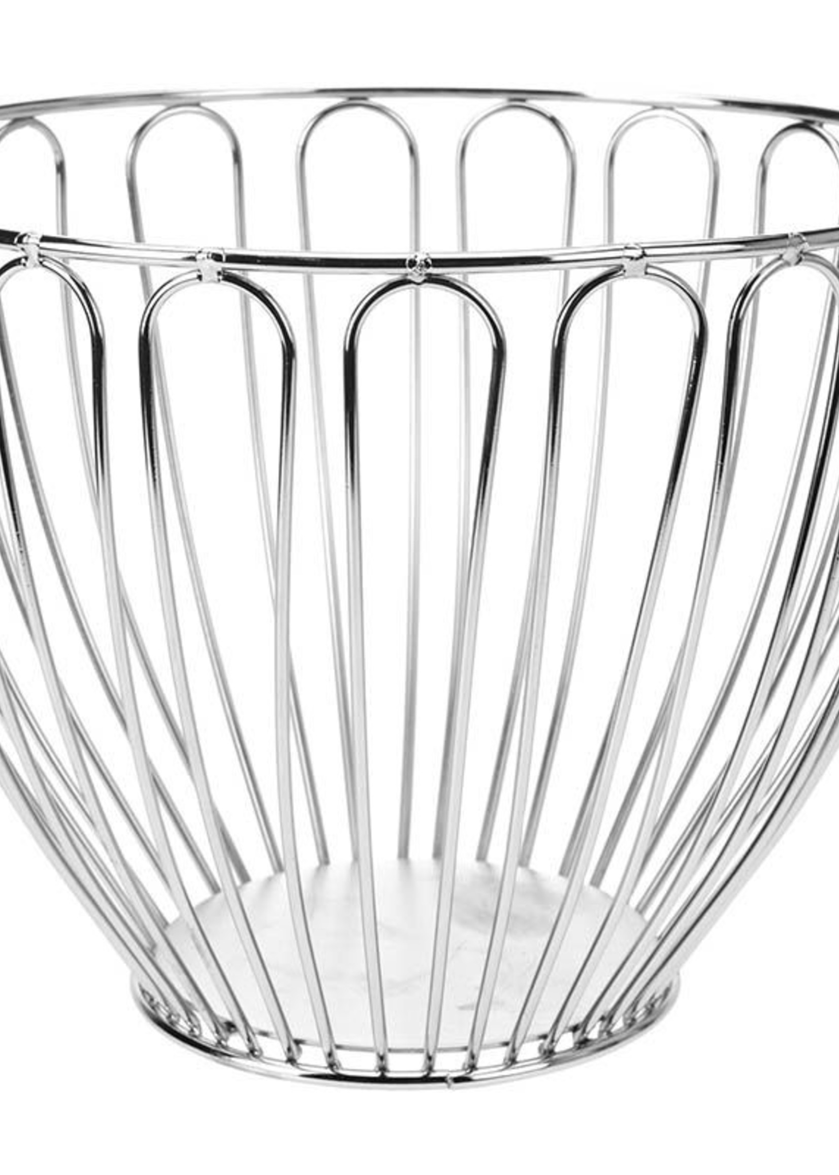 Excellent Houseware Fruitmand - Chroom - Ø23,7 cm