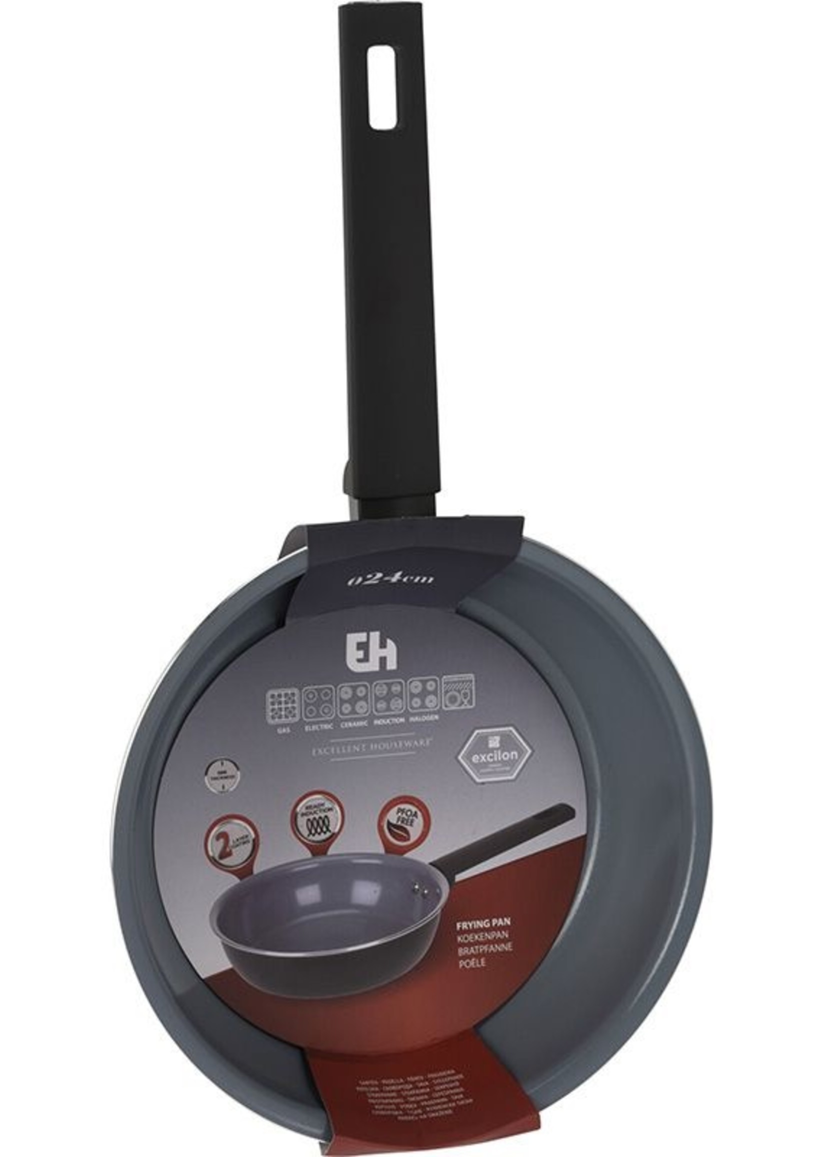Excellent Houseware Koekenpan - Ø24cm - aluminium