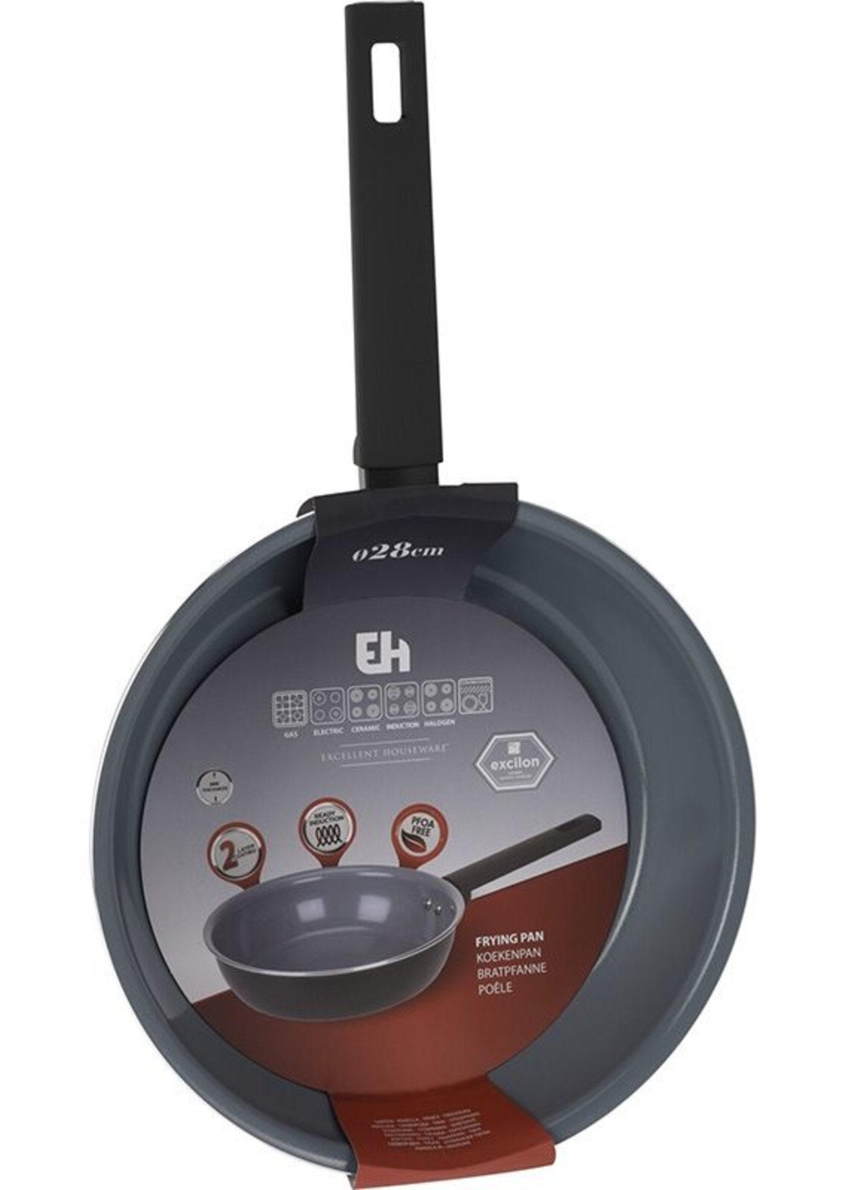 Excellent Houseware Koekenpan - Ø28cm - aluminium