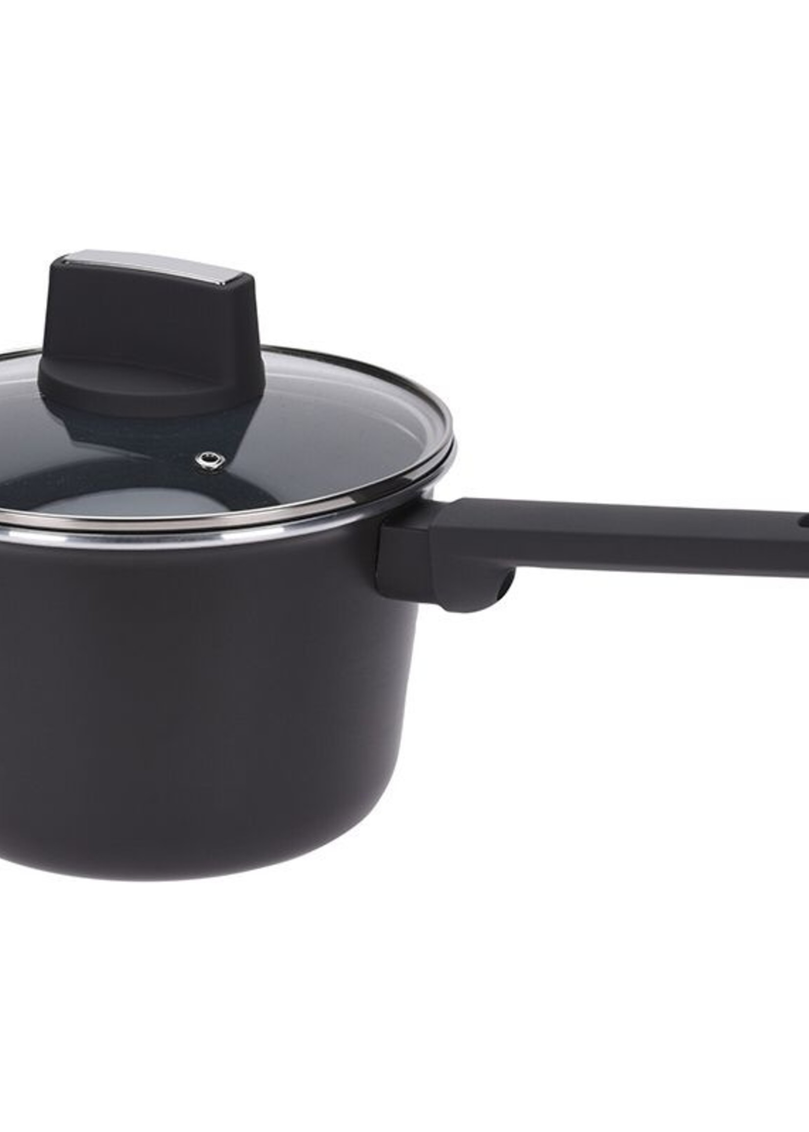 Excellent Houseware Steelpan met deksel - Ø18cm - aluminium