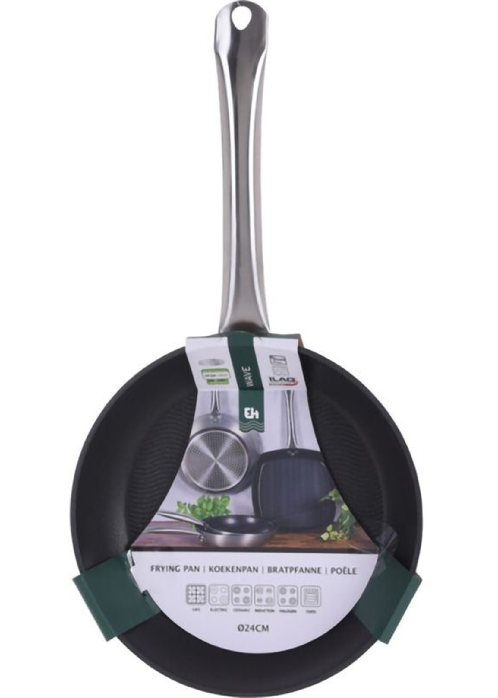 Excellent Houseware Koekenpan - Ø24cm x H5cm- aluminium