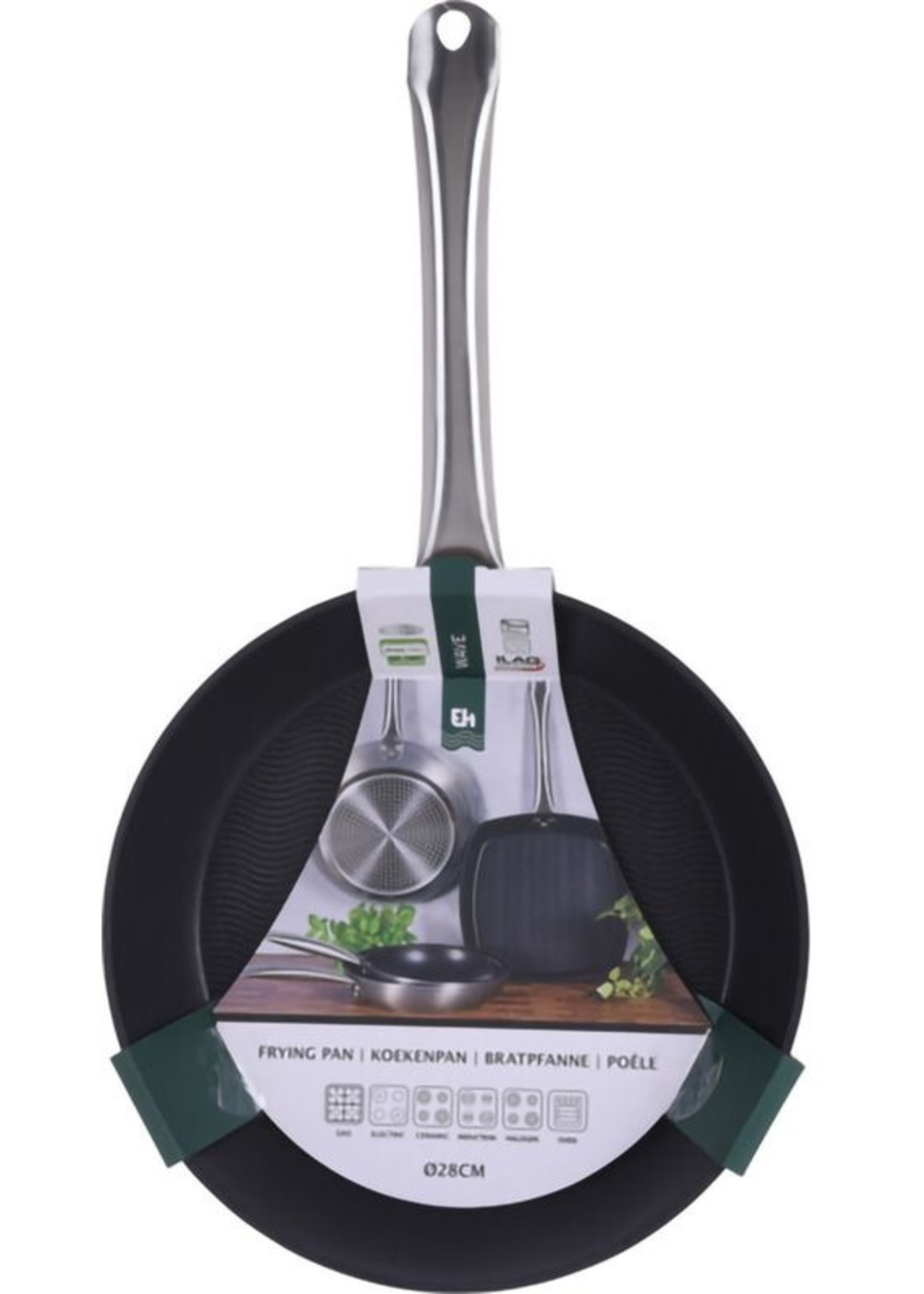 Excellent Houseware Koekenpan - Ø28cm x H5,5cm- aluminium