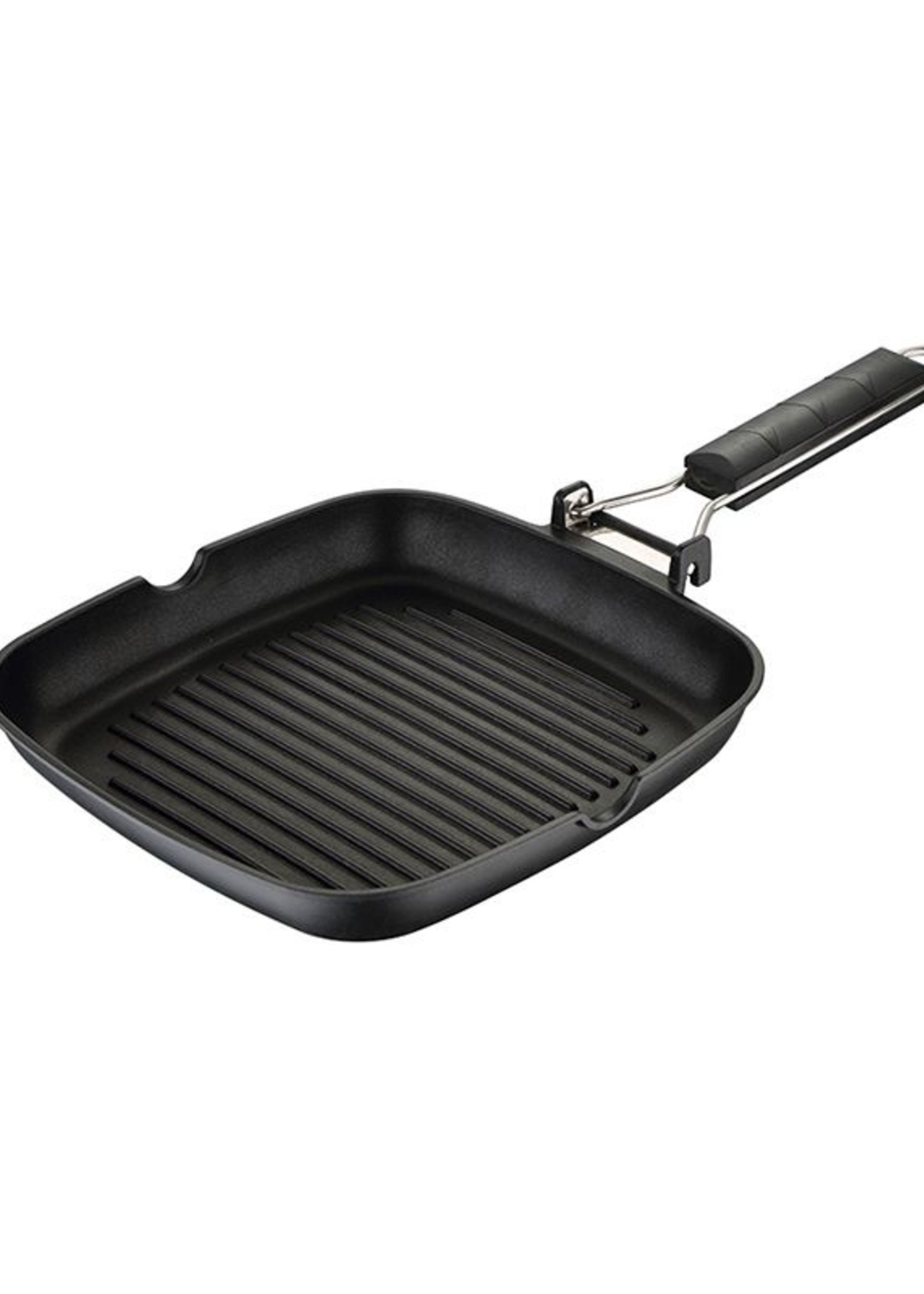 Bergner Grillpan met Inklapbaar Handvat