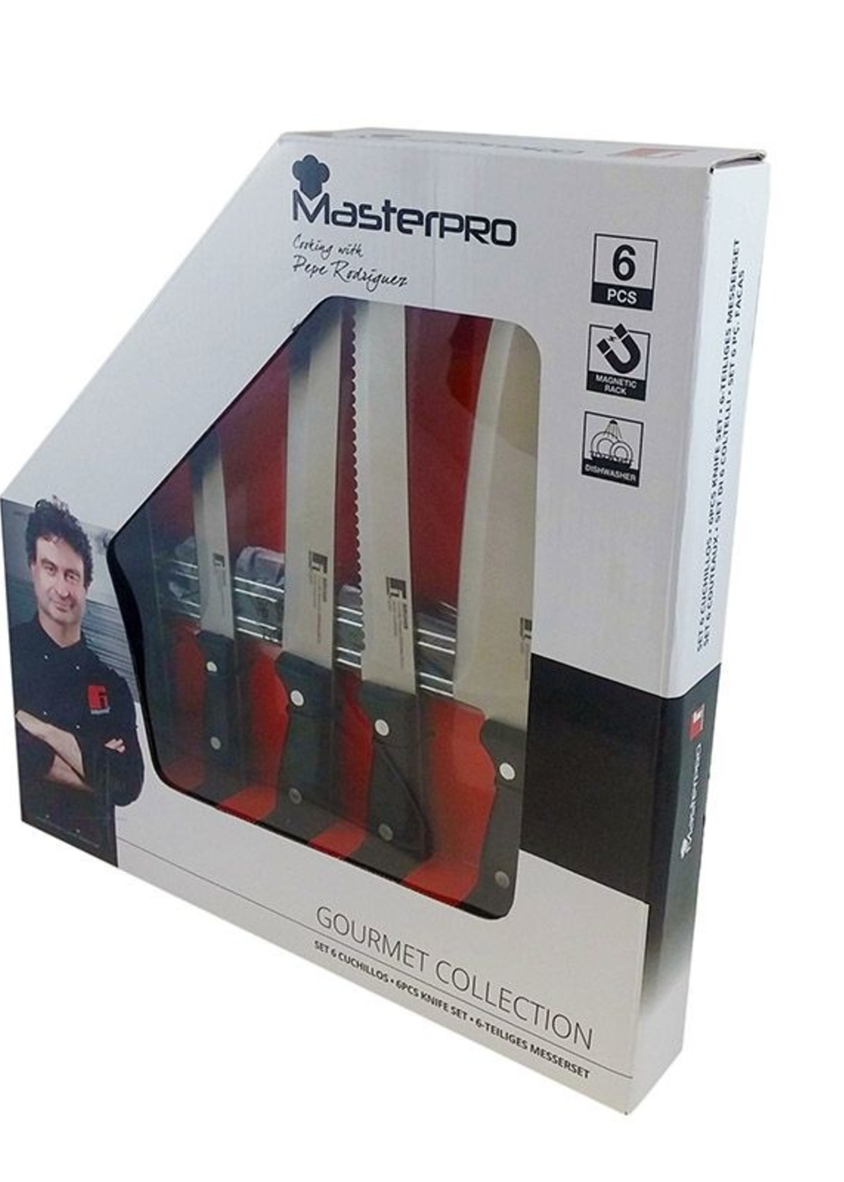 Bergner Masterpro 6-delige messenset