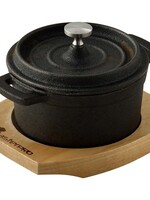 Bergner Masterpro Mini Stoofpan - met Serveerplank - Gietijzer