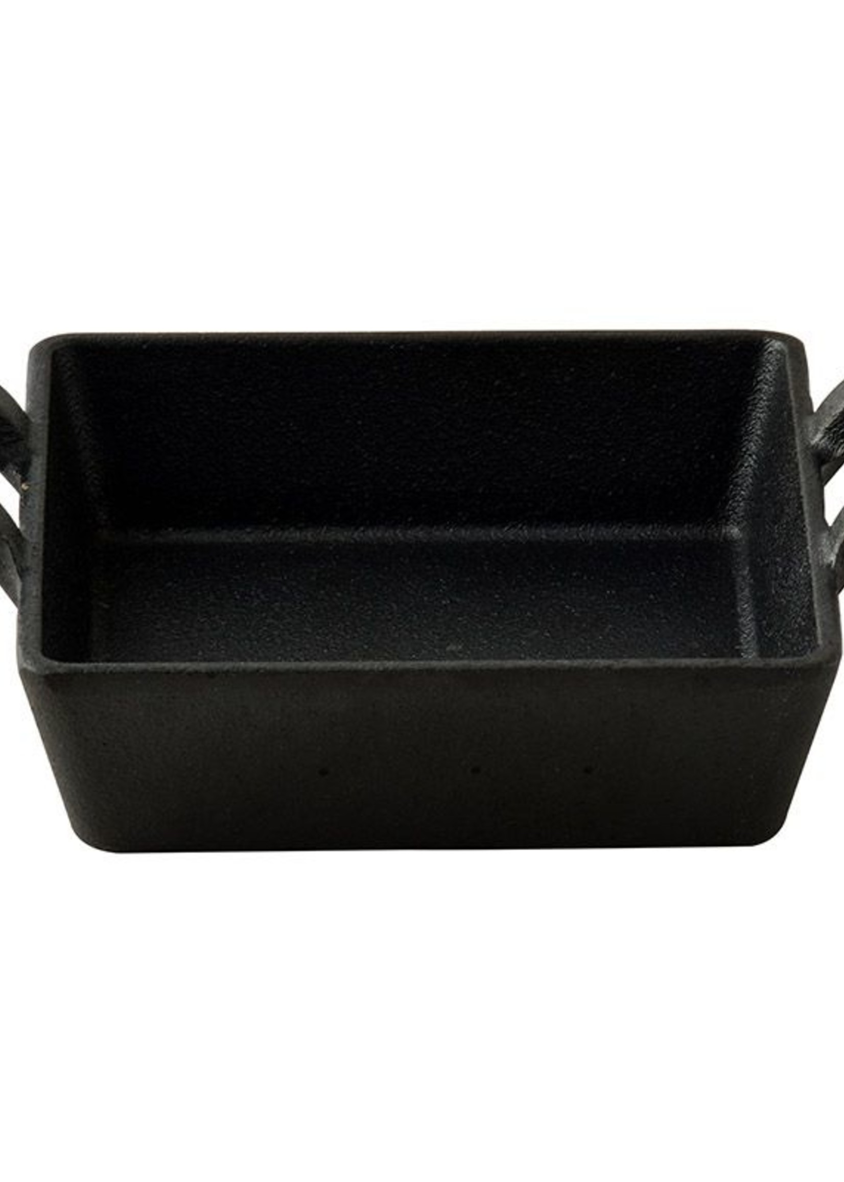 Bergner Masterpro Vierkante Mini Pannetje - met Serveerplank - Gietijzer