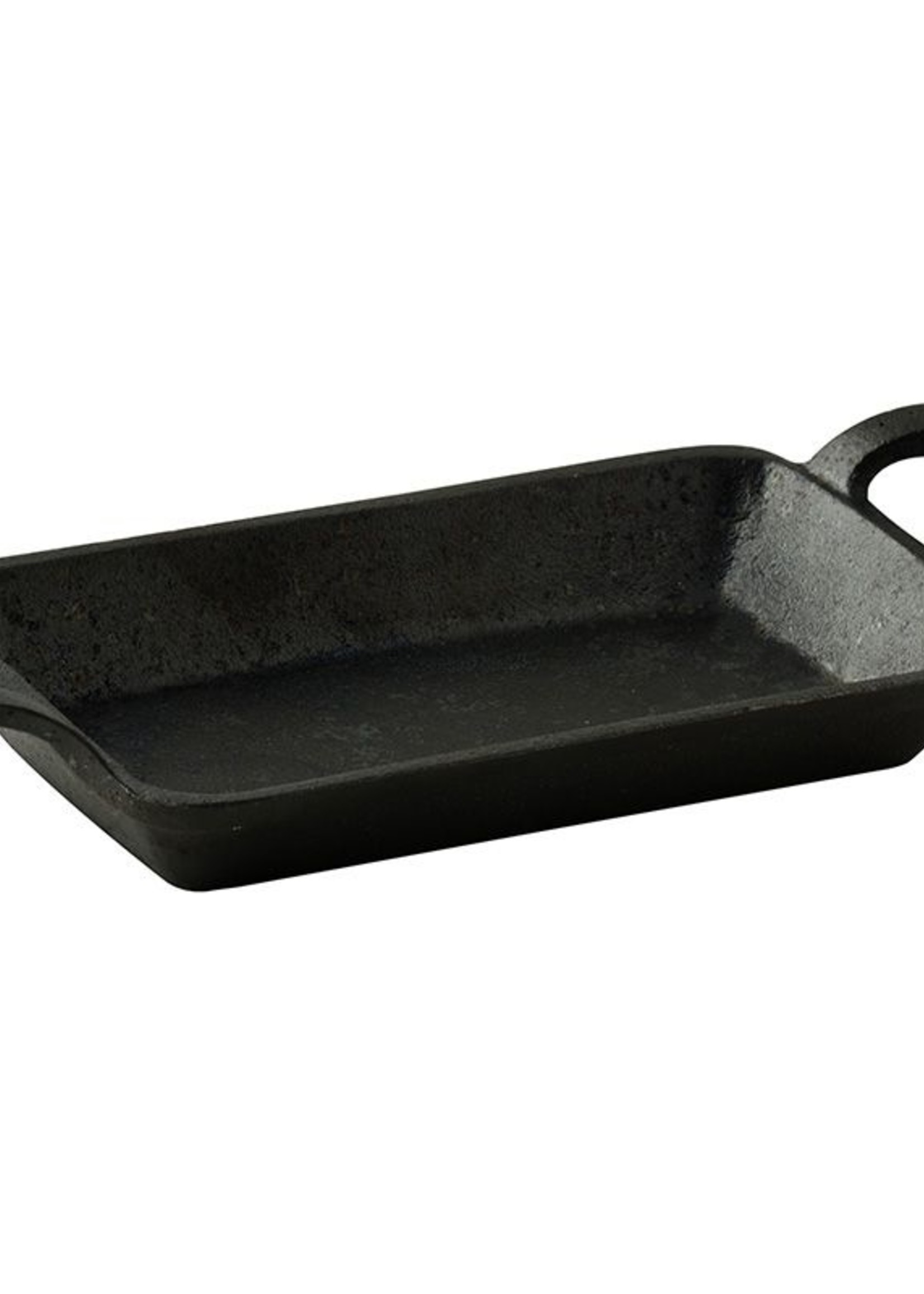 Bergner Masterpro Rechthoekige Mini Pan - met Serveerplank -Gietijzer