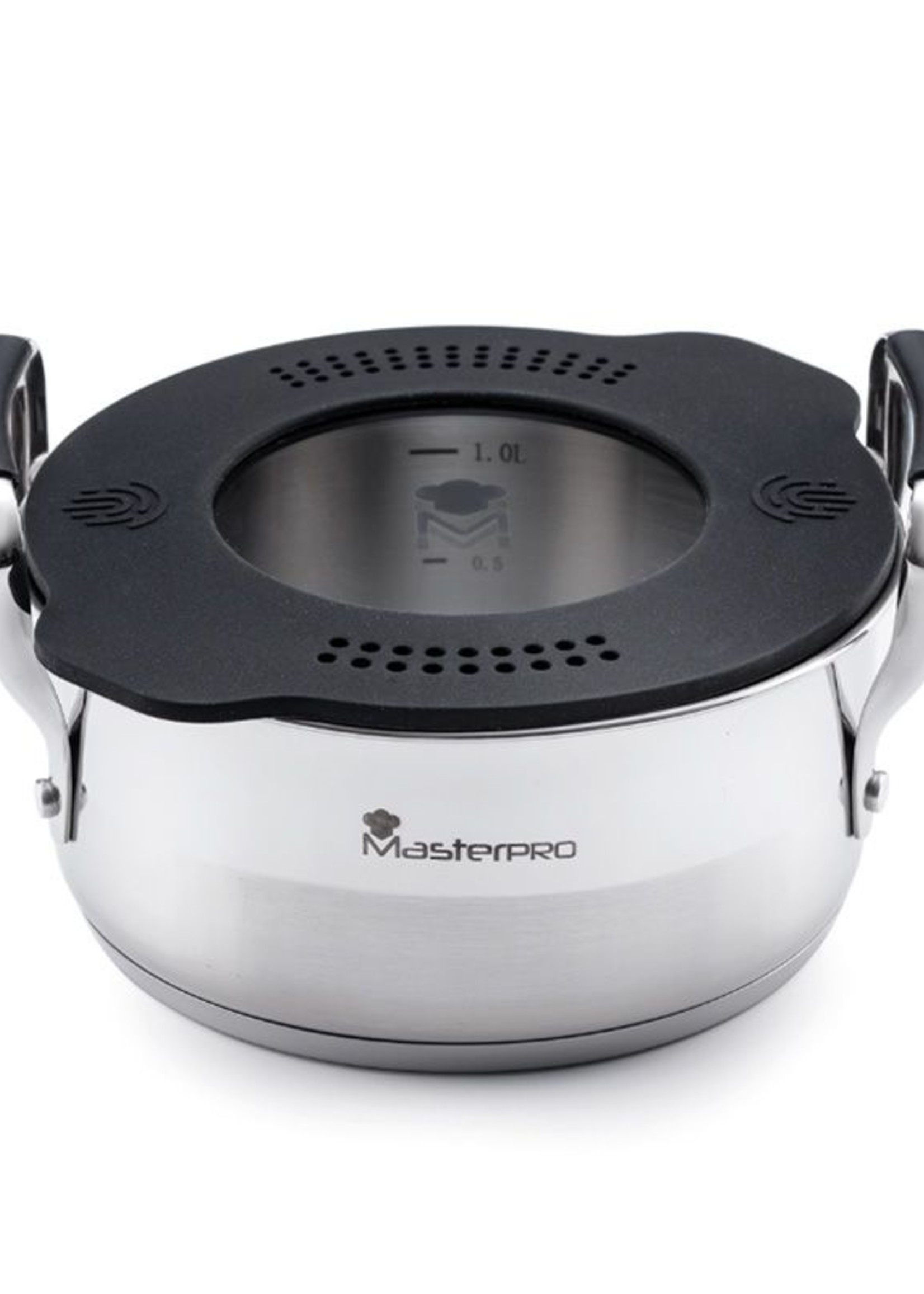 Bergner Masterpro Pan met Siliconen Deksel -  Ø16 cm