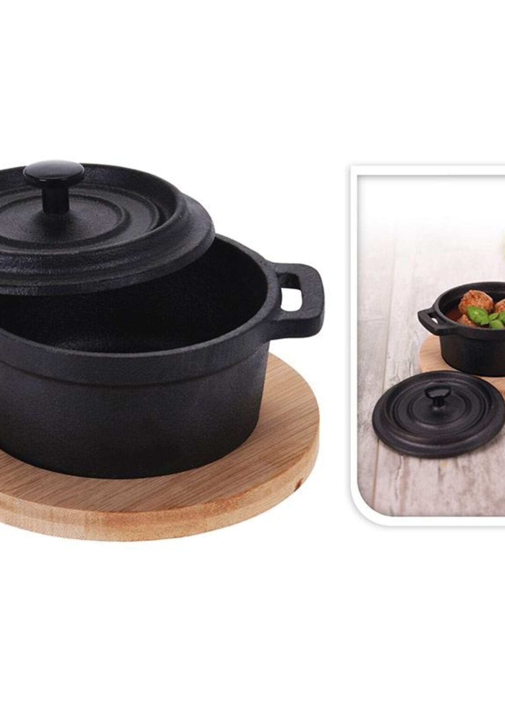 Ceruzo Tapas Stoofpannetje - Gietijzer - Ø10 cm