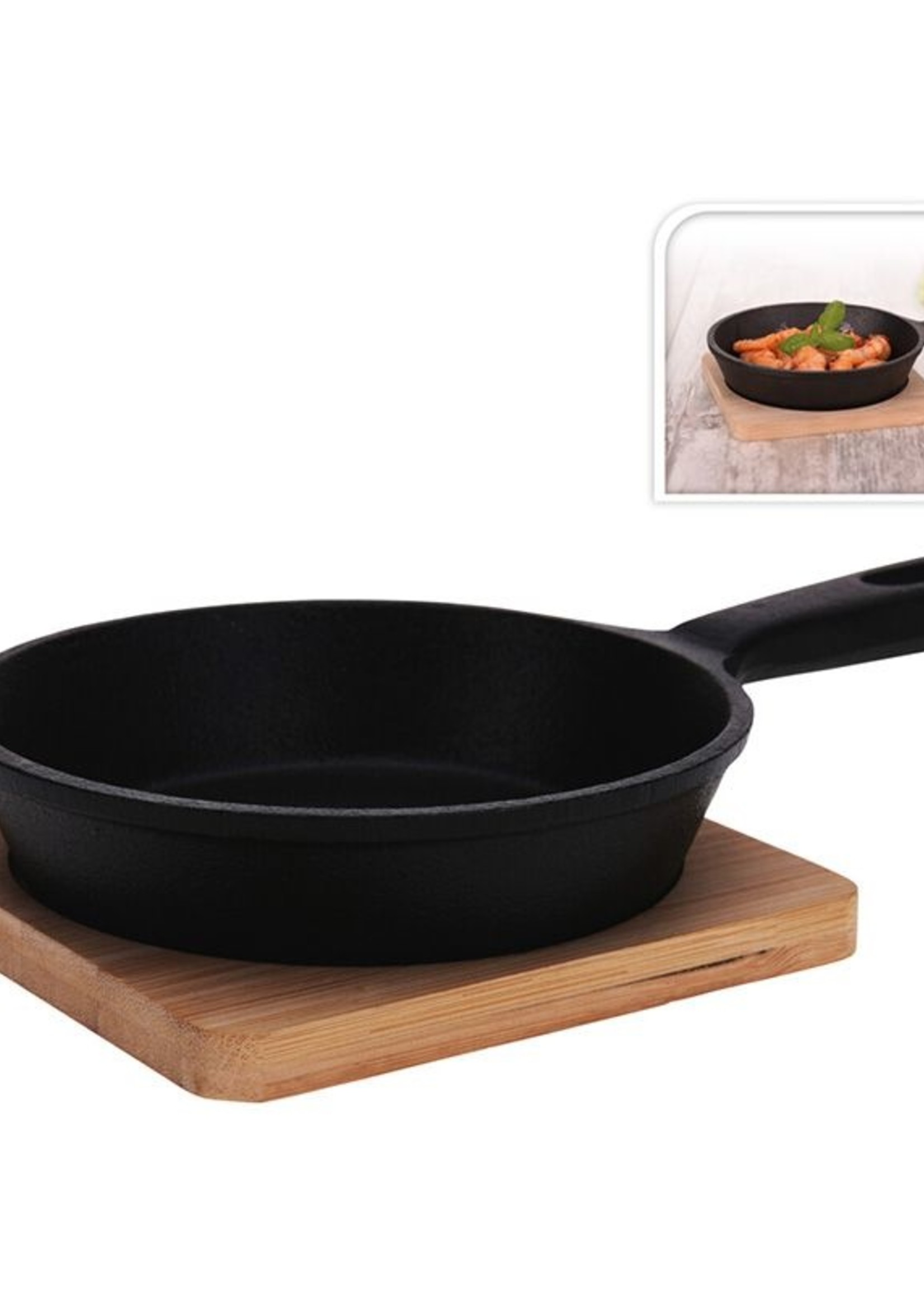 Excellent Houseware Tapas Steelpannetje - Gietijzer - Ø12.5 cm