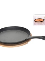 Excellent Houseware Tapas Koekenpannetje Ovaal - Gietijzer - Ø24 cm