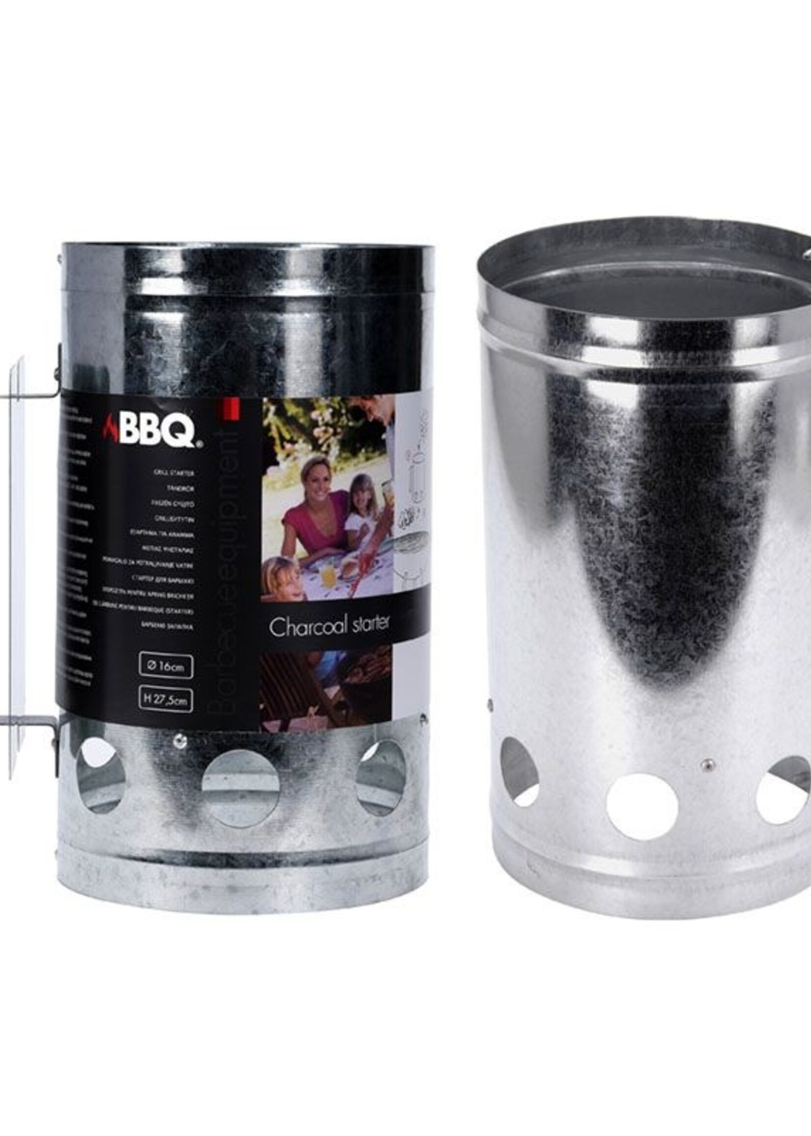 BBQ Houtskoolstarter Metaal - 27x16cm