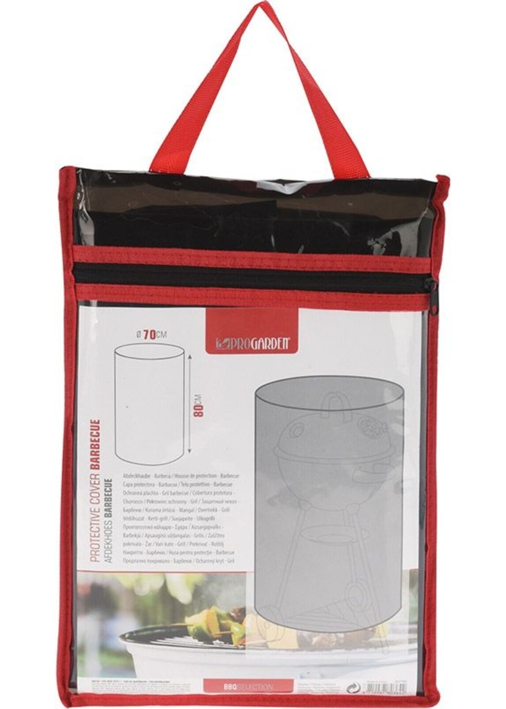 ProGarden Beschermhoes voor ronde BBQ  - 70x80cm