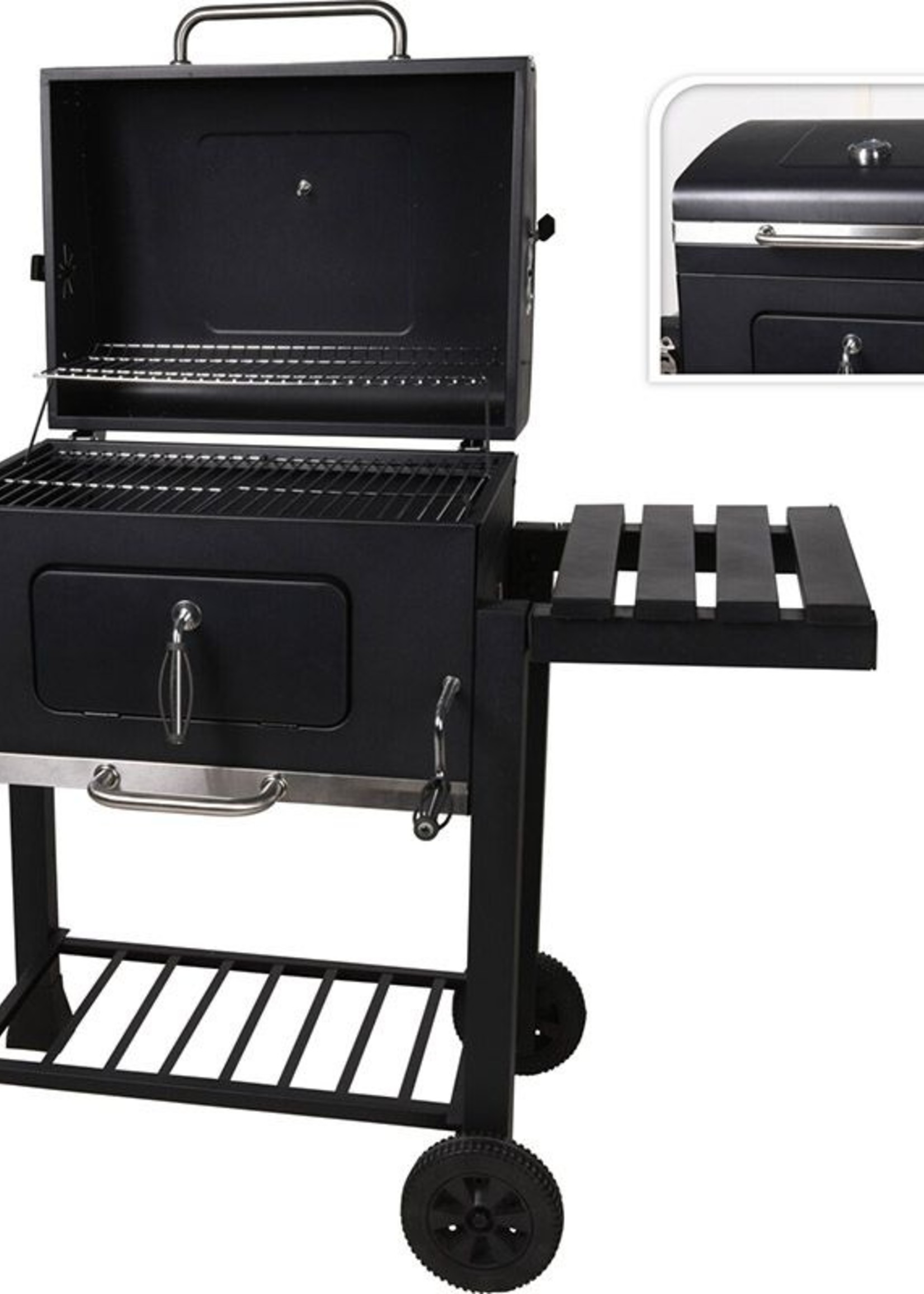 Vaggan Houtskool BBQ - mat zwart