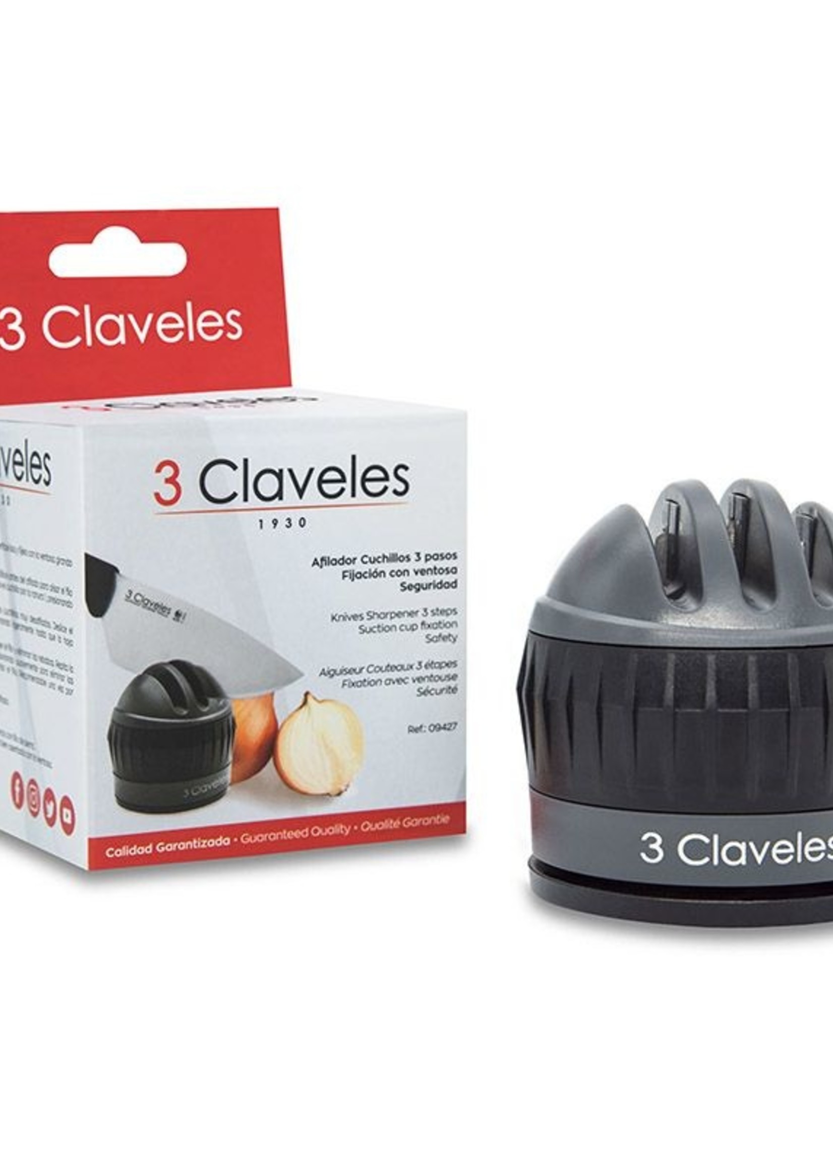 3Claveles Messenslijper - 3 standen - zuignap