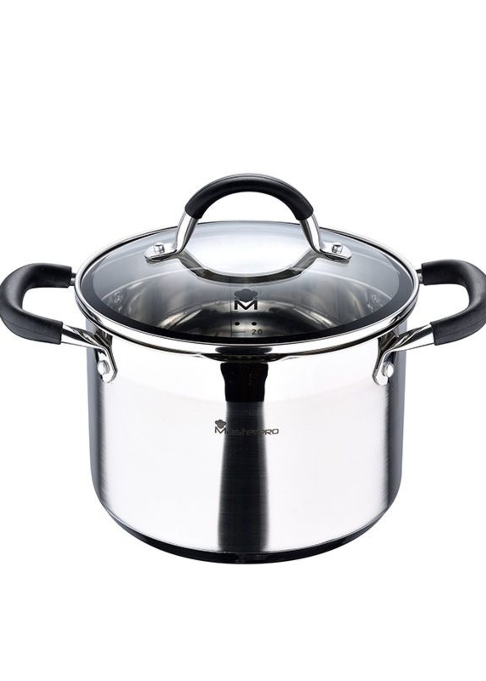 Bergner Masterpro Kookpan - met Deksel - Ø20 cm - 4.0L