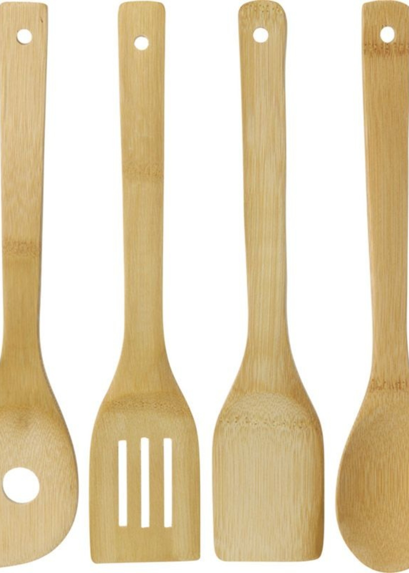 Excellent Houseware Bamboe Keukengerei - houten spatels