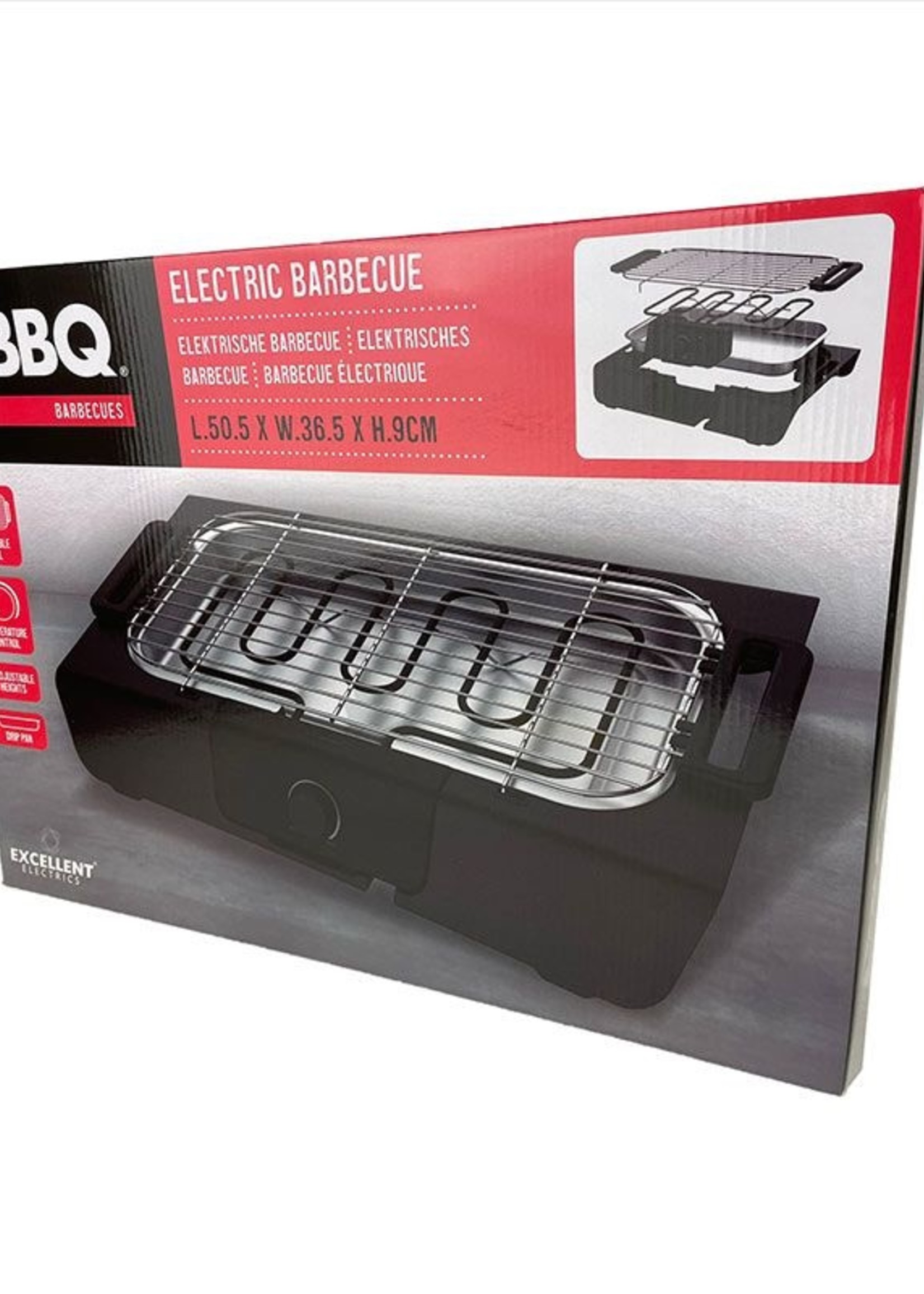 Elektrische Tafel Barbecue - grillplaat 42 x 24