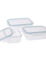 Termolex glazen Vershoudbakjes - Ovenbestandig - 3 stuks