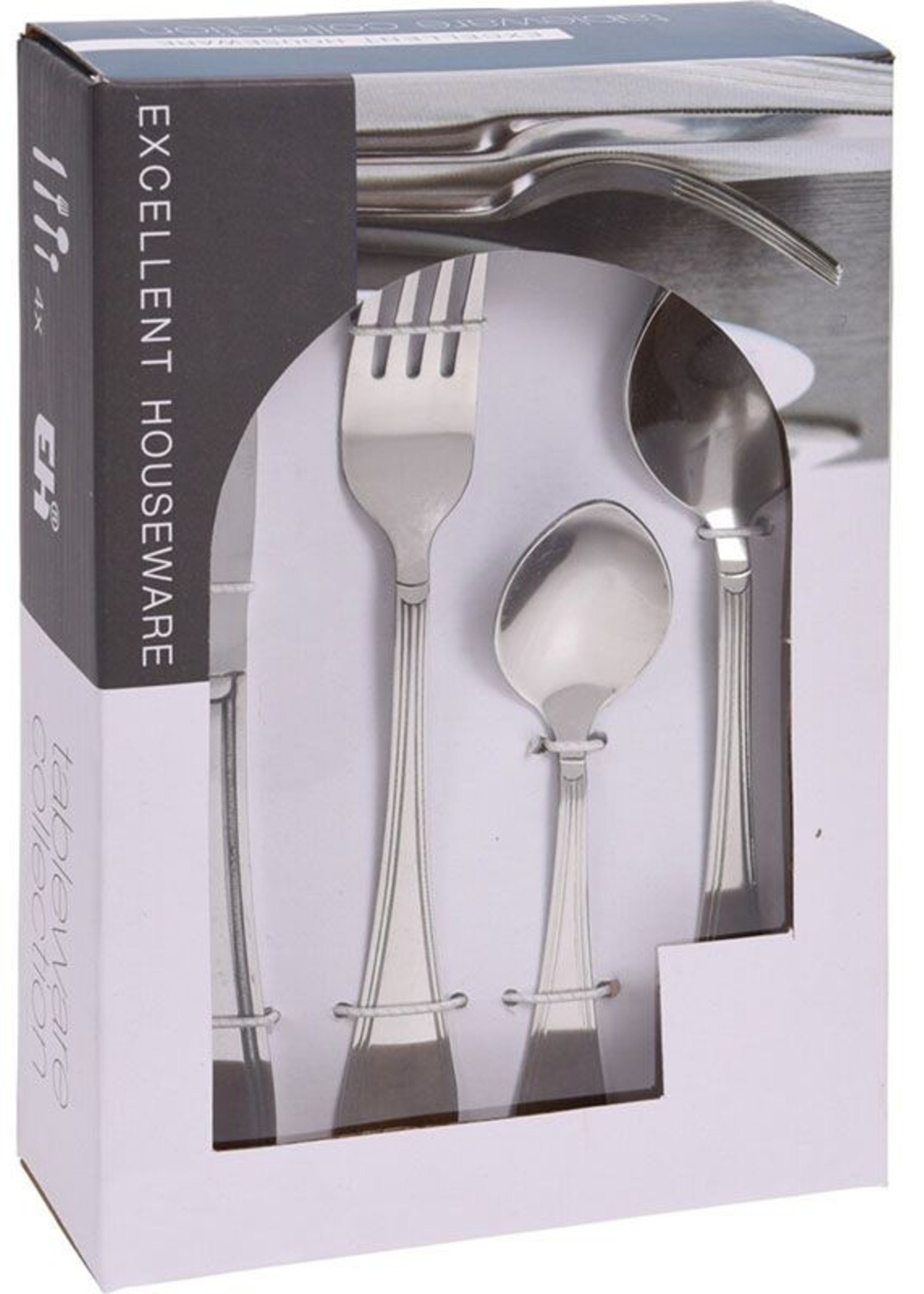 Excellent Houseware Bestekset RVS 16-delig