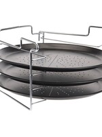 Excellent Houseware Pizzabakset - 4 delig - non-stick