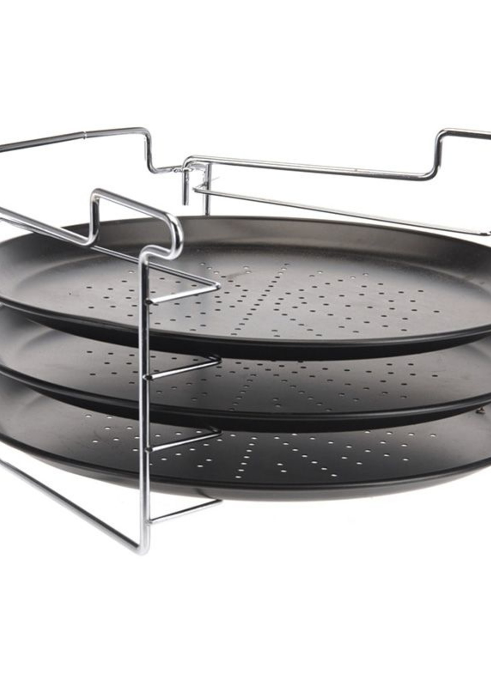 Excellent Houseware Pizzabakset - 4 delig - non-stick