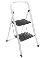 Excellent Houseware Keukentrap inklapbaar - 2 treden - metaal - max 150kg