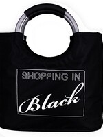 Boodschappentas "Shopping In Black"