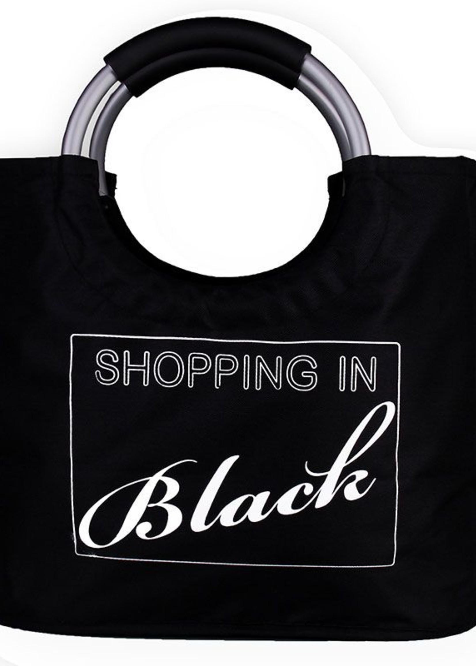Boodschappentas "Shopping In Black"