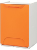 Duett - Afvalbak voor Recycling - Vrijstaand - Stapelbaar - Wandmontage - Oranje
