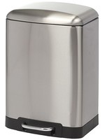 Duett Pedaalemmer - 6 liter - metaal - chroom