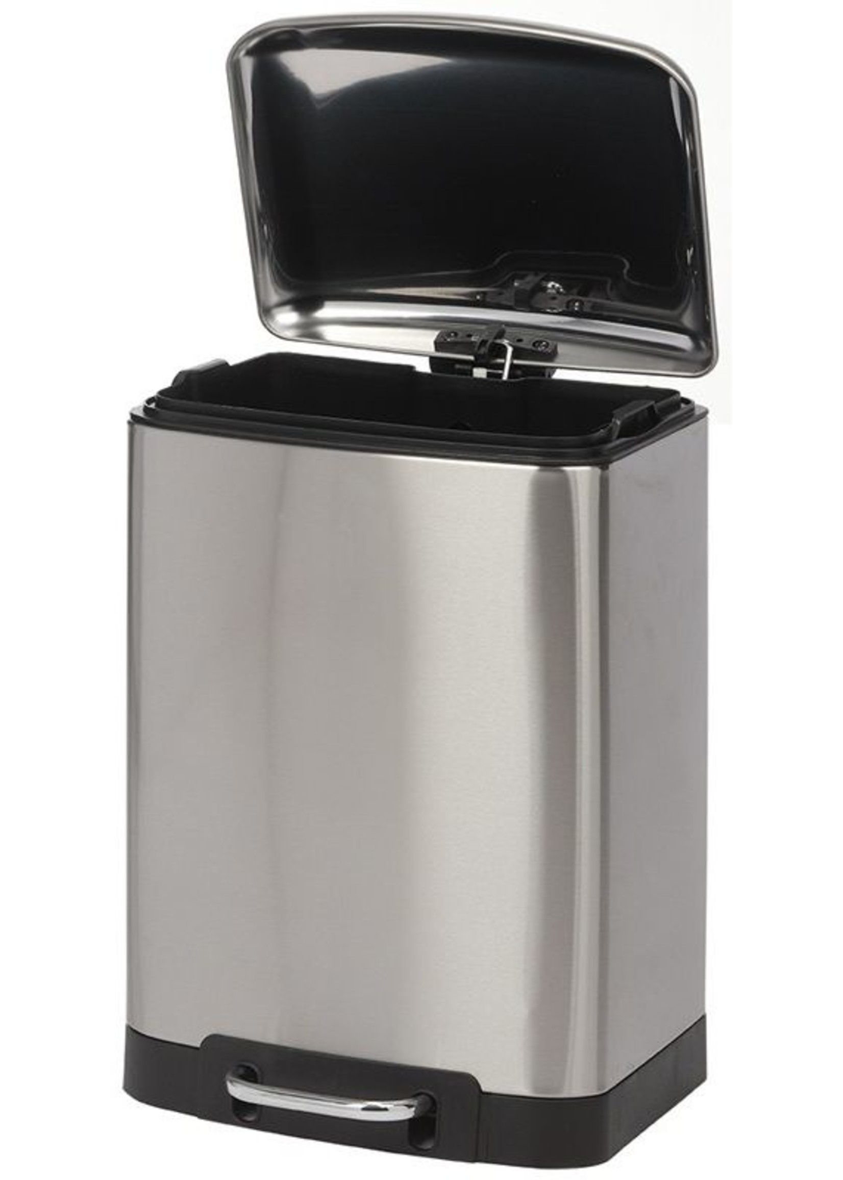 Duett Pedaalemmer - 6 liter - metaal - chroom