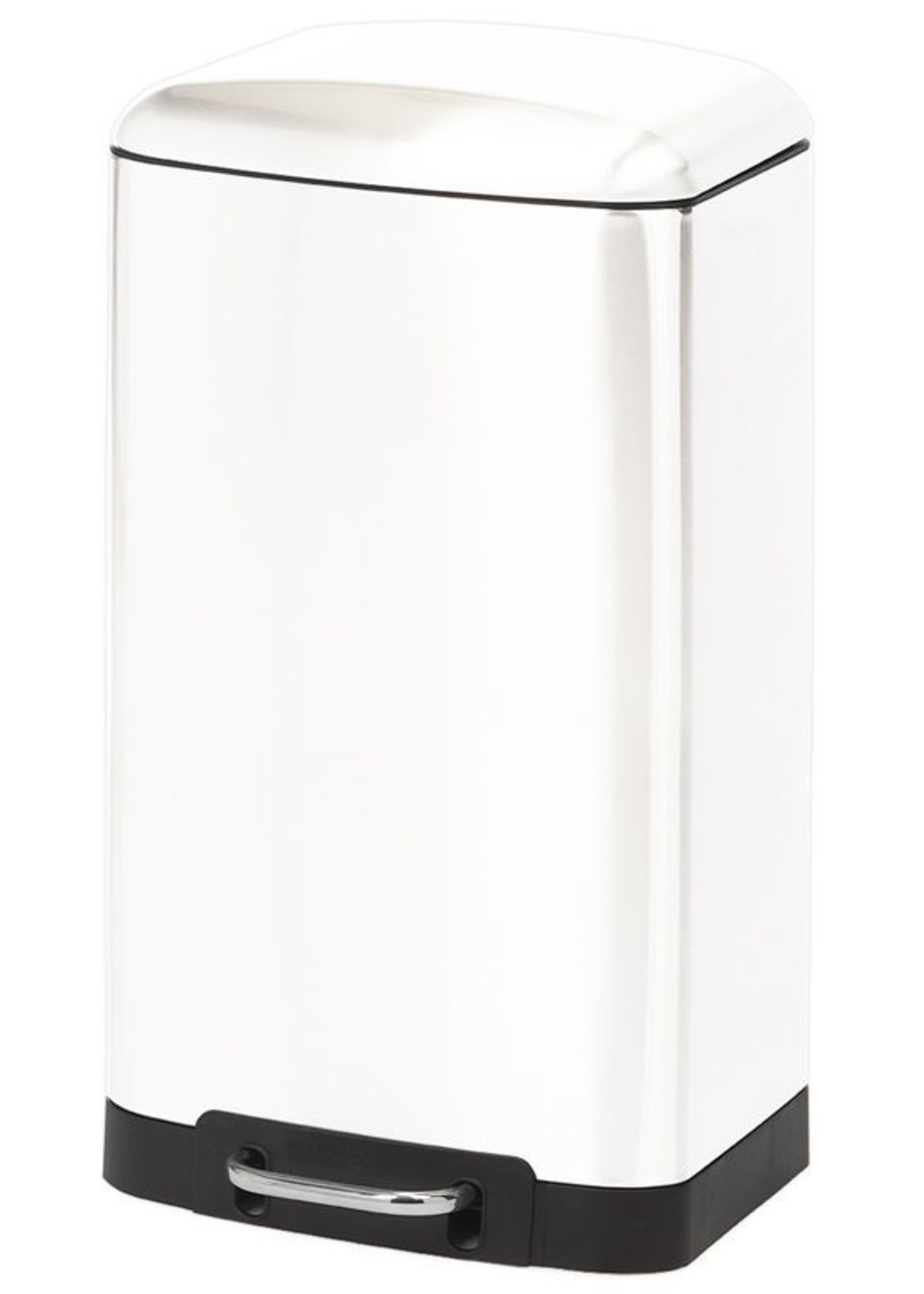 Duett Pedaalemmer - 20 liter - metaal - wit